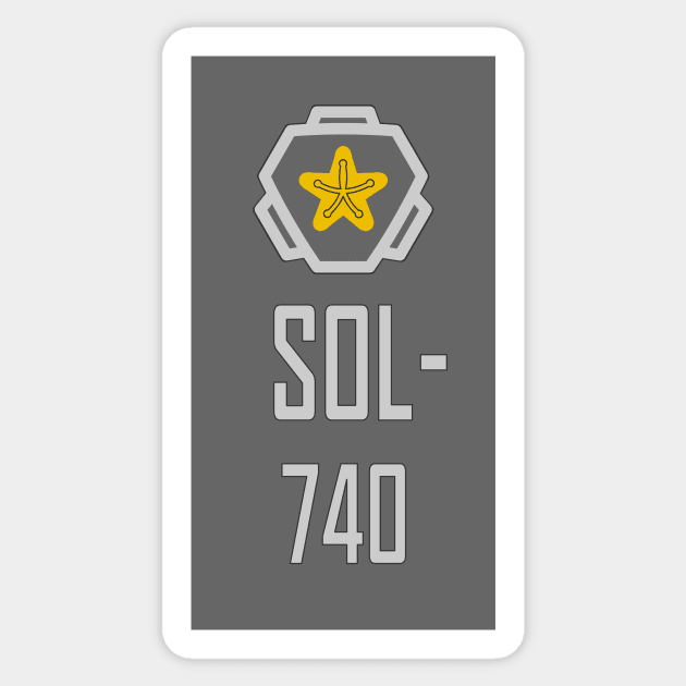 AKIRA - SOL 740 satellite Sticker by Blade Runner Thoughts